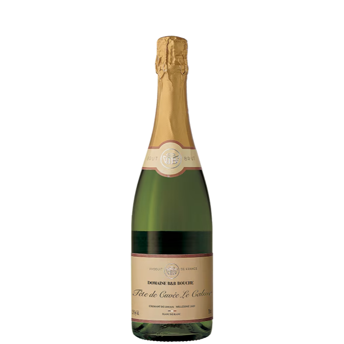 Domaine B&B Bouche Cuvee Le Calme Cremant de Limoux Sparkling White Wine, France NV